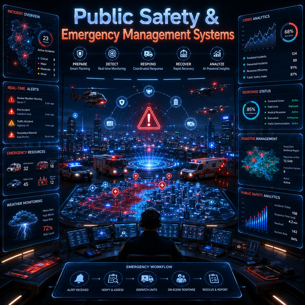Public safety and emergency management services
